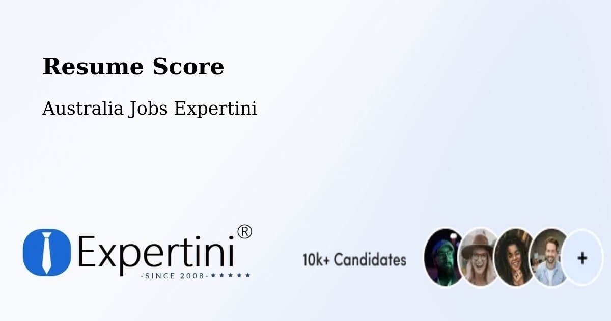 Resume Score & Job Description Match Tool – Foster - Australia Jobs Expertini